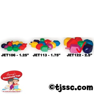 Jumbo Plastic Hanukkah Dreidels