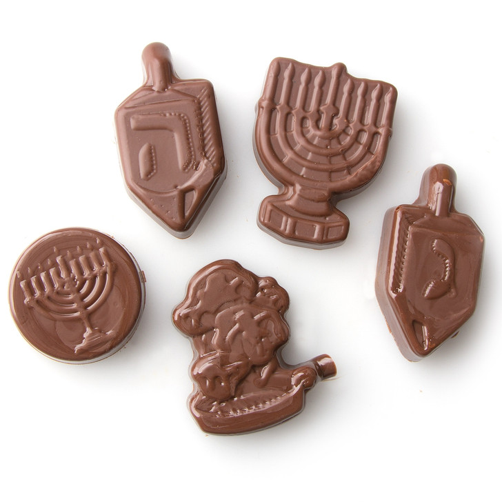 Chanukah Mini Chocolates - Cholov Yisroel open