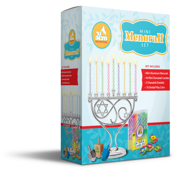 Candle Menorah Set Mini