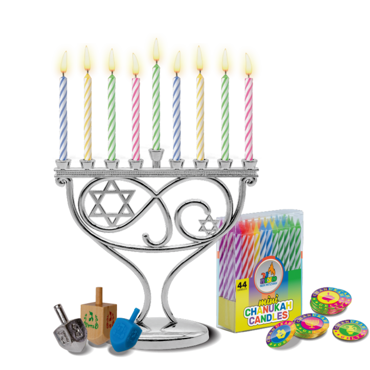Candle Menorah Set Mini