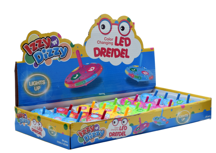Color Changing Light-Up Dreidel Display