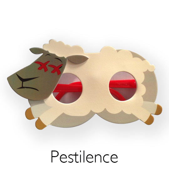 Passover 10 Plagues Glasses