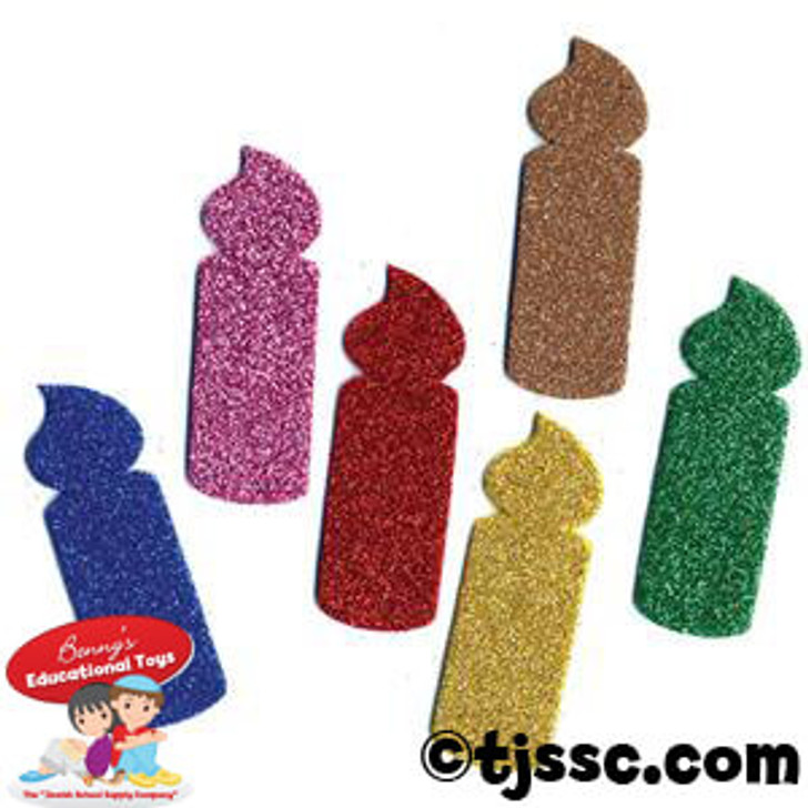 Small Glitter Candle Foam Shapes