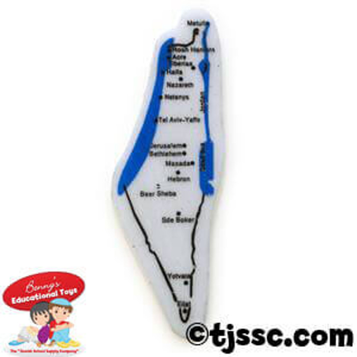 Large Map of Israel Eraser by Palphot