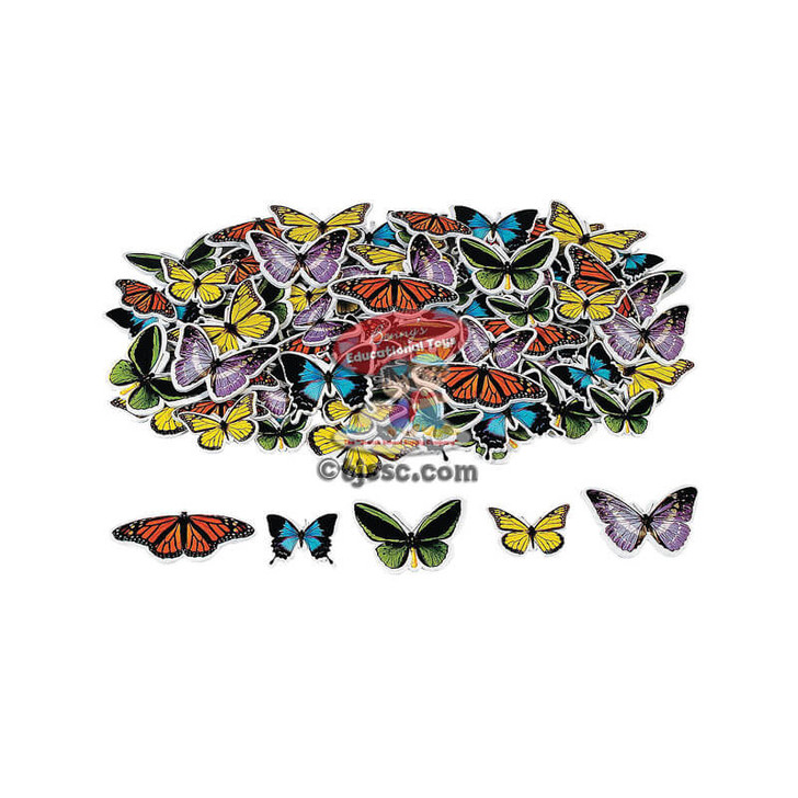 Realistic Butterfly Self-Adhesive Shapes.