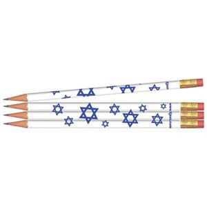 Stars of David Jewish & Hebrew Pencils
