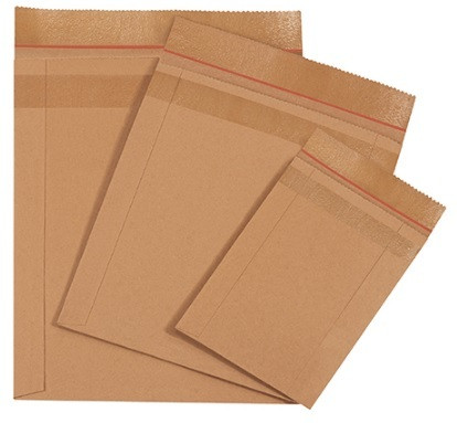 SelfSeal Jiffy Rigi Bag Mailers Kraft Laminated Fiberboard Construction