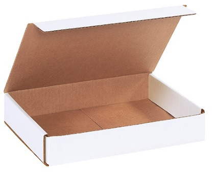 11" x 8" x 2" White Corrugated Mailers 50/Bundle