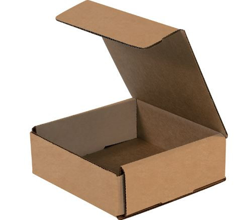 6" x 4" x 2" Kraft Corrugated Mailers 50 / Bundle