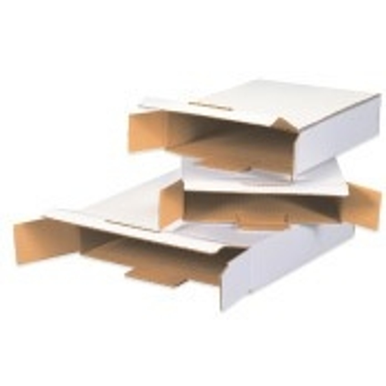 White Side Loading Locking Boxes