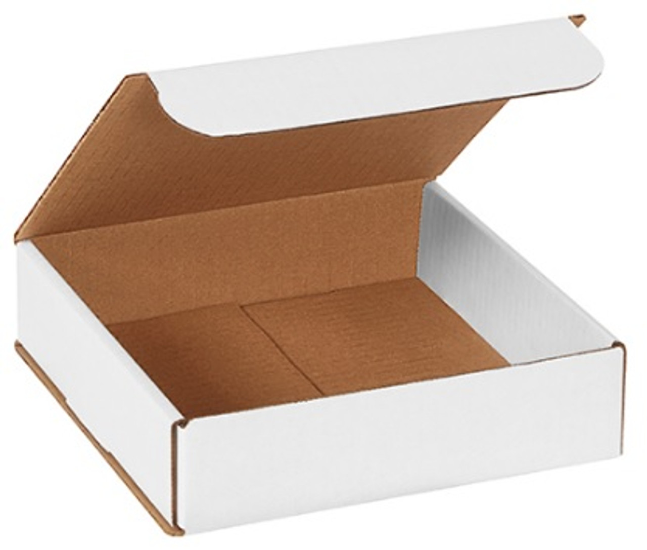 8" x 8" x 2" White Corrugated Mailers 50/Bundle