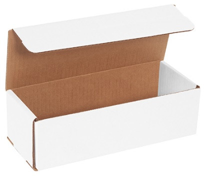 10" x 4" x 3" White Corrugated Mailers 50/Bundle