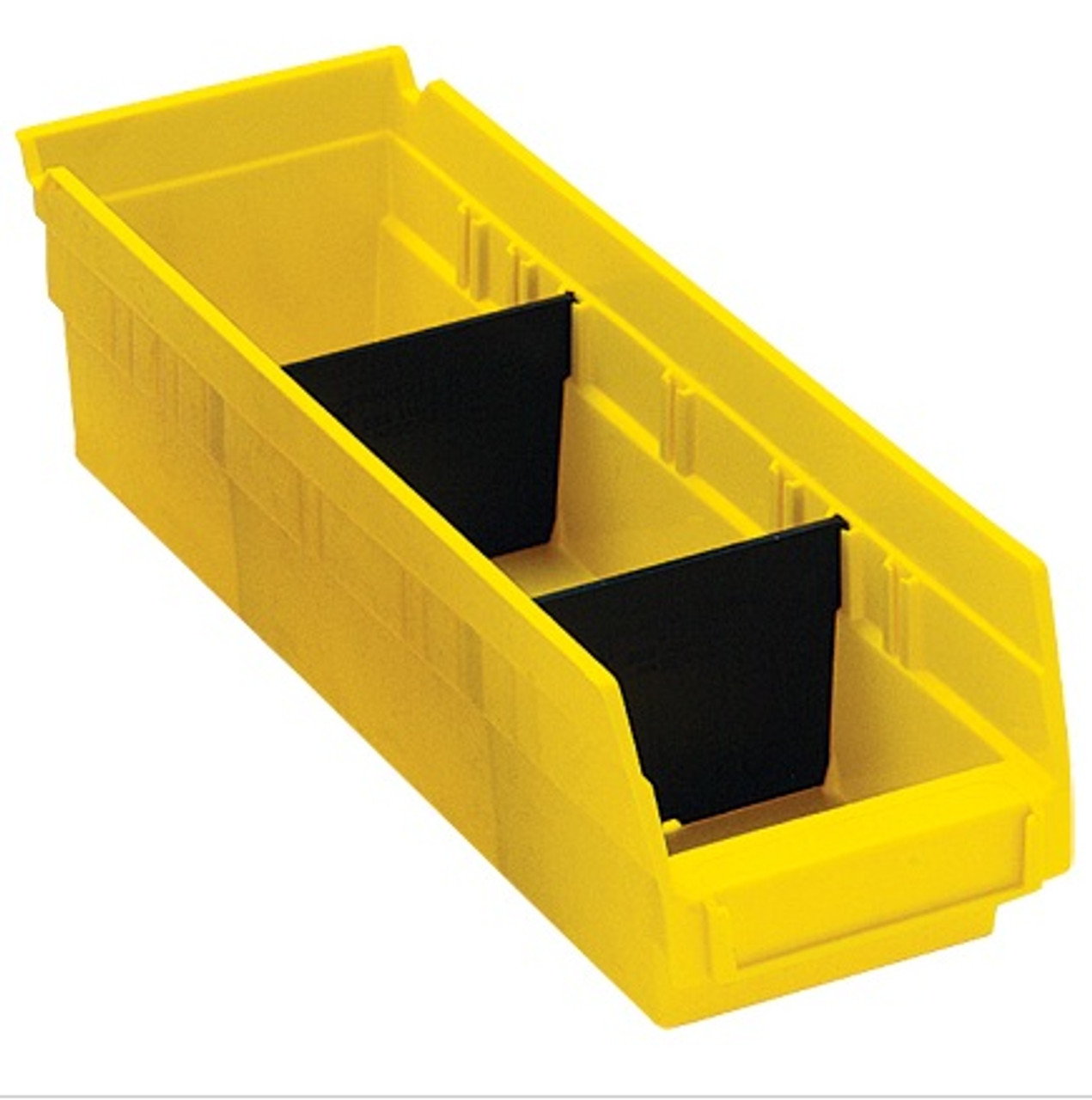 9 7/8 x 3 Plastic Shelf Bin Dividers Case / 50