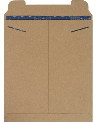 Stayflats® 12.75" x 15" Kraft Flat Mailers 100 / Case