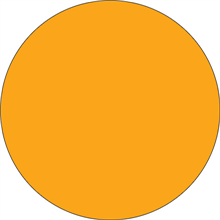 fluorescent orange stickers