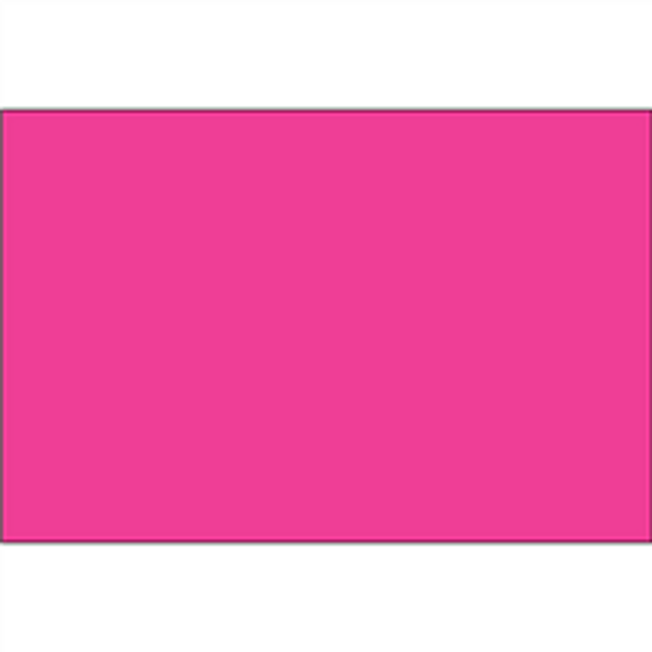 2 X 3 Fluorescent Pink Inventory Rectangle Labels Roll 500 3030