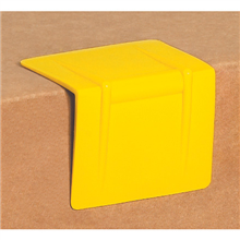 2 1/2" x 2" Yellow Plastic Strap Guards Case/1000