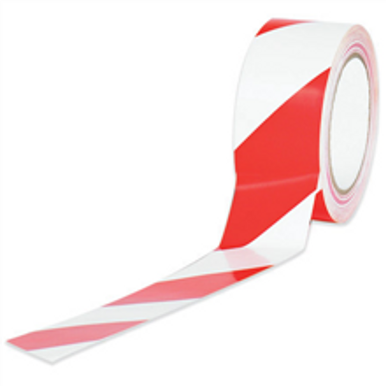 2 x 36 Yards Red/White Striped Vinyl Safety Tape 24 Rolls / Case