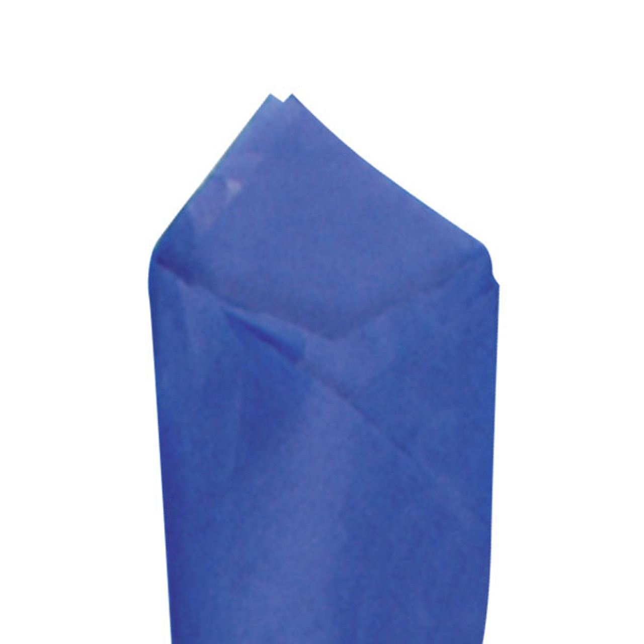 Dark Blue Color Tissue Paper, 20x30, 24 Soft Fold Sheets