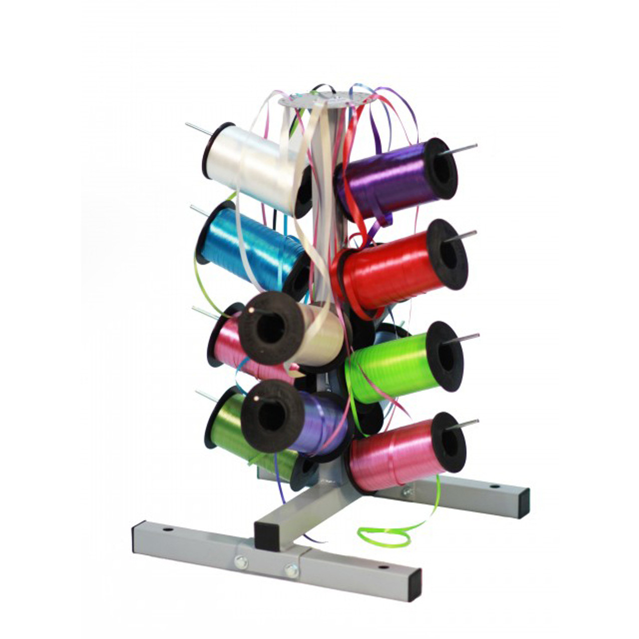 Twelve Spool Curling Ribbon Dispenser Rack