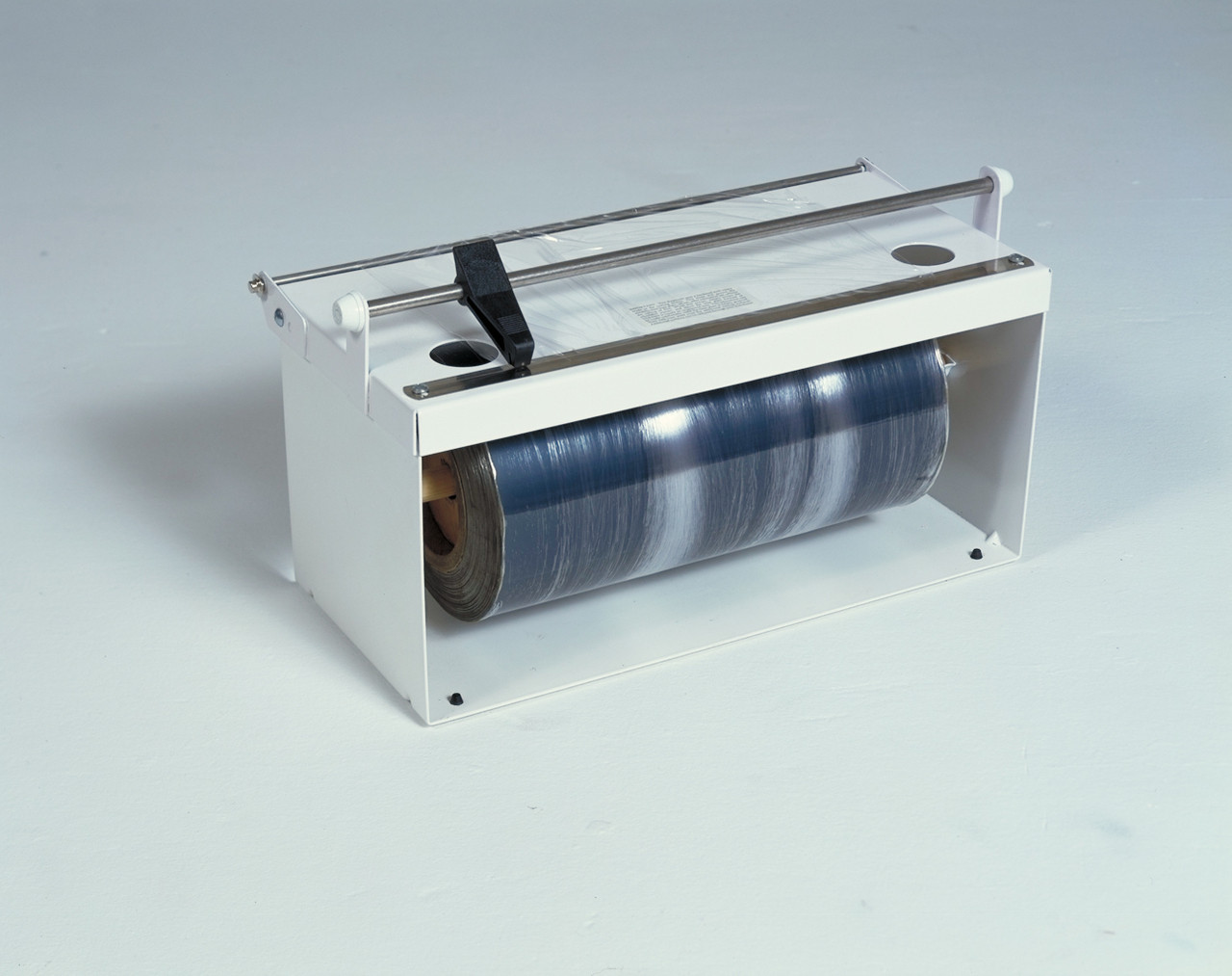 plastic wrap dispenser with slide cutter