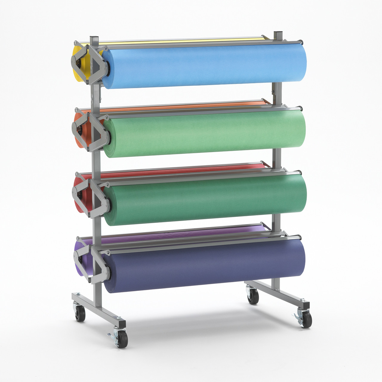 Standard 36 Eight Roll Horizontal Paper Dispenser Cutter Rola-Rack -  Assembled