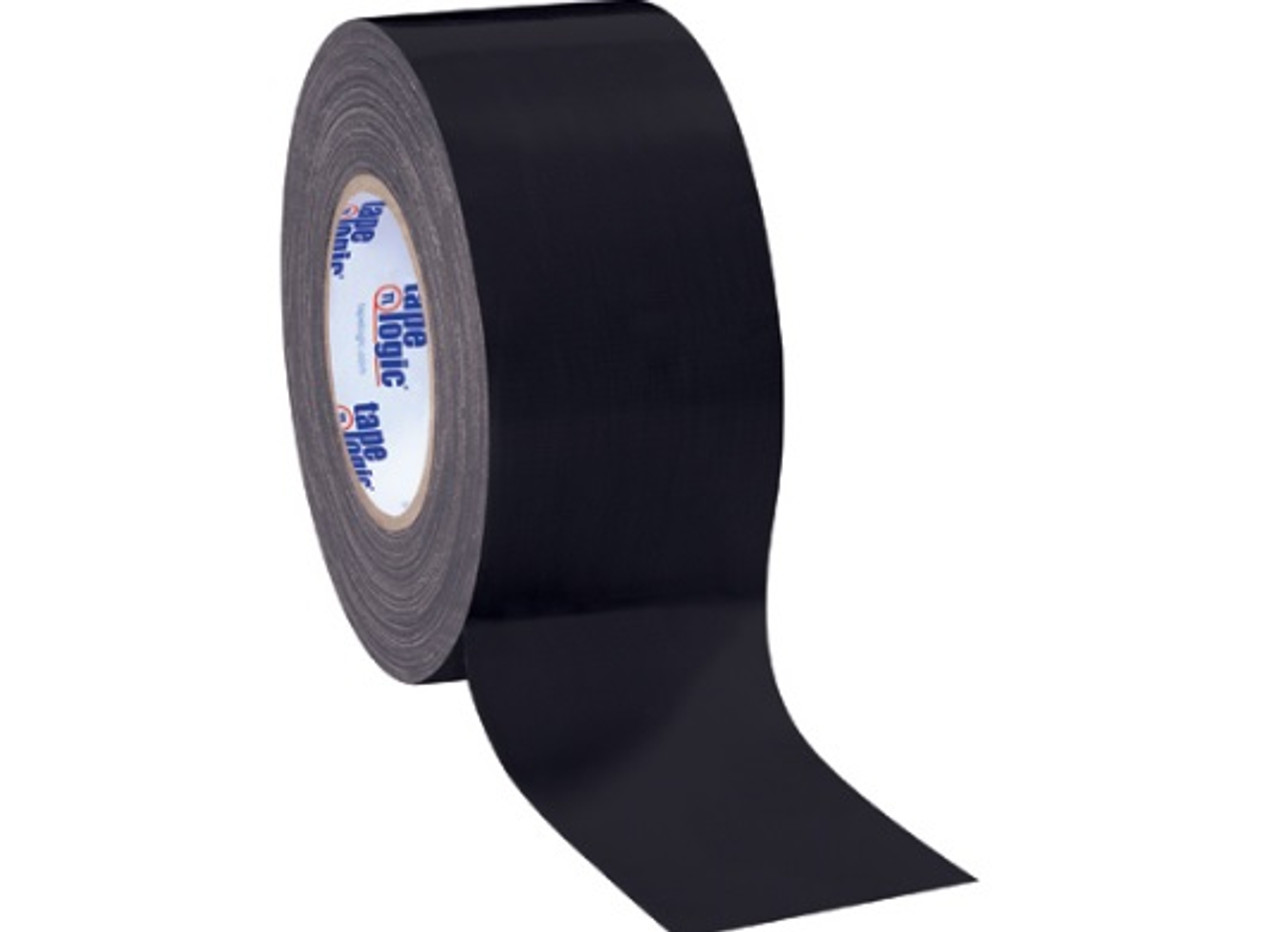 12 Rolls of Black Gaffers Tape w/ Matte Finish - 1.89 x 60 yds - 12 Mil