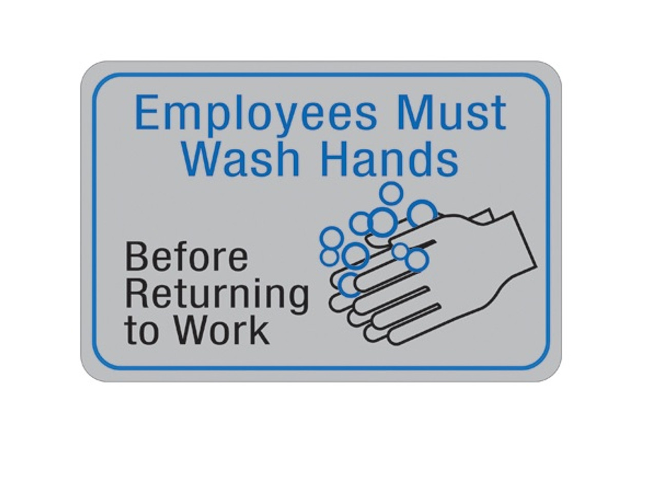 Employee Must Wash Hands Sign Printable Employee Must Wash Hands Sign Printable