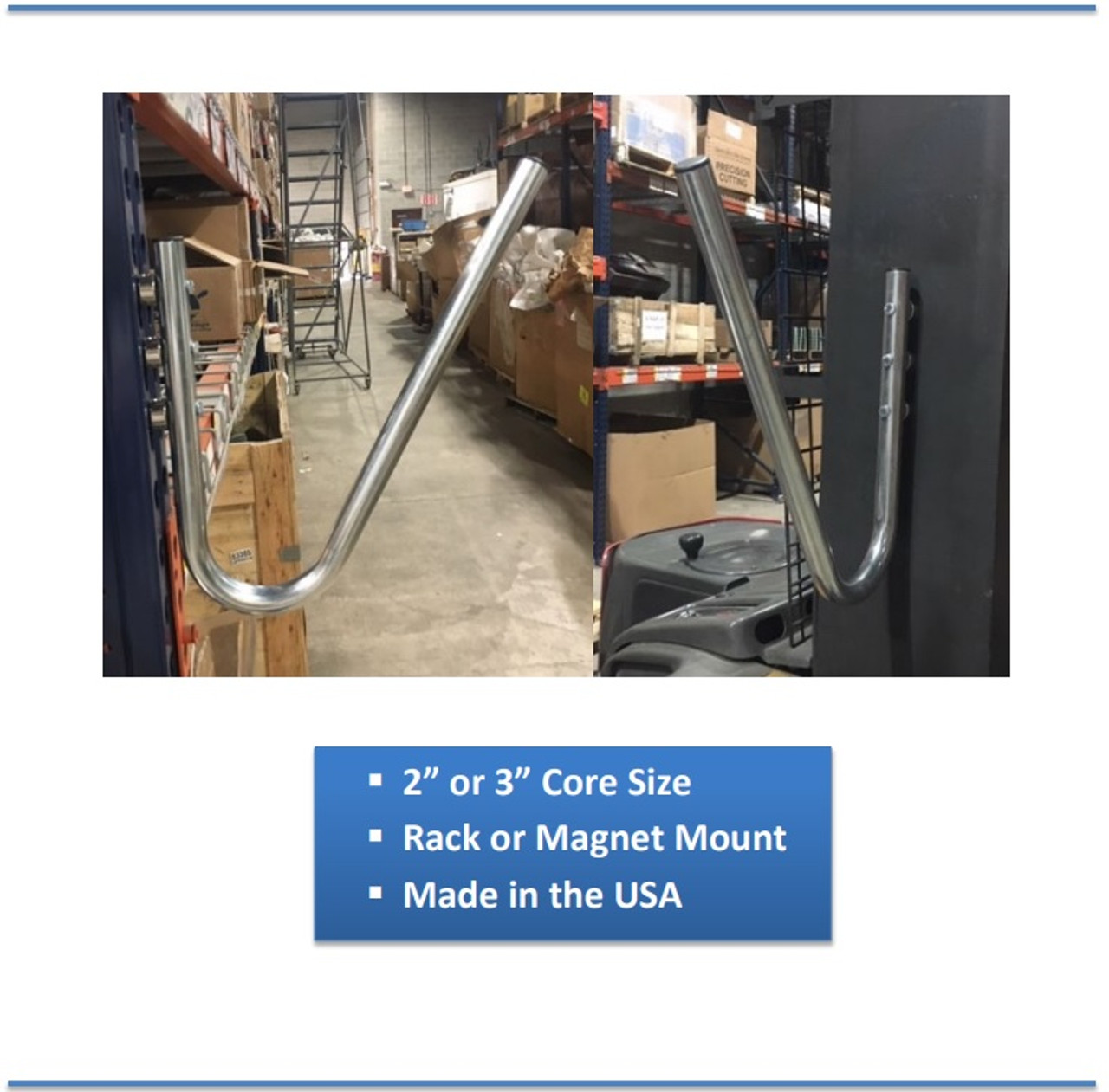 Handy-Mag Stretch Wrap Holder - Forklift Training Systems