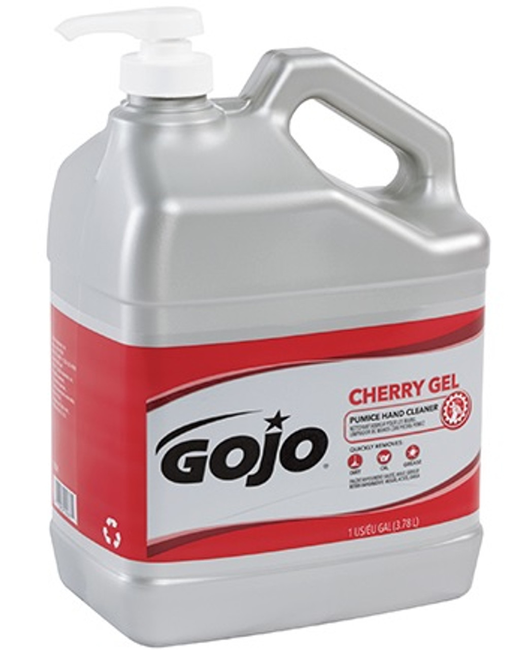 GoJo 1 Gal. Cherry Scent Gel Pumice Hand Soap, Bottle, 2/Carton