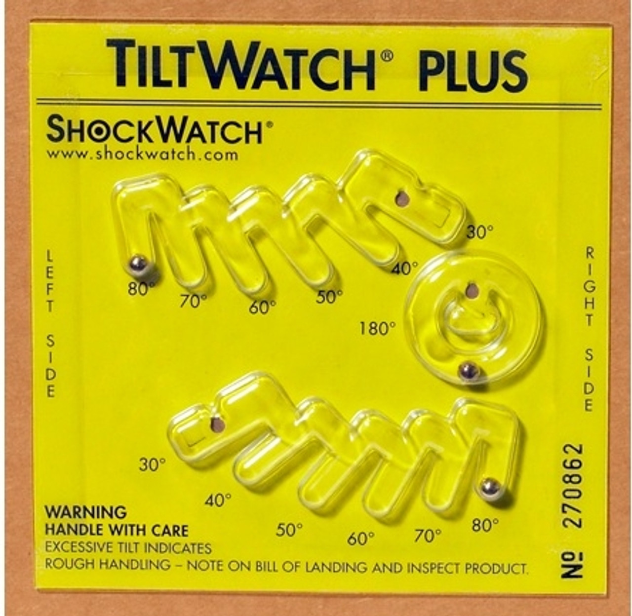 Tiltwatch™ Plus with Label