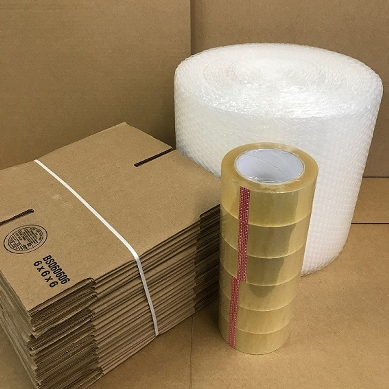 Box Bubble Wrap® Tape Combo Packs