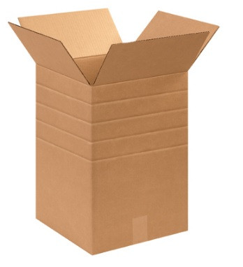 18" x 14" x 12" MultiDepth Corrugated Cardboard Shipping Boxes 25/Bundle