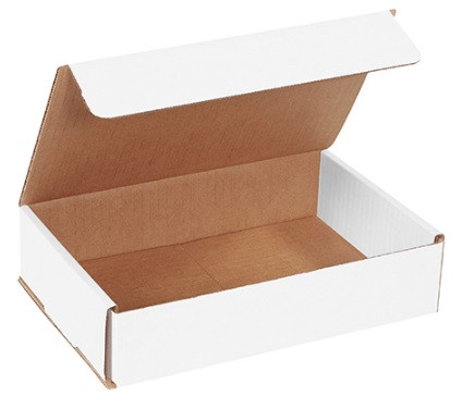 9" x 6" x 5" White Corrugated Mailers 50/Bundle