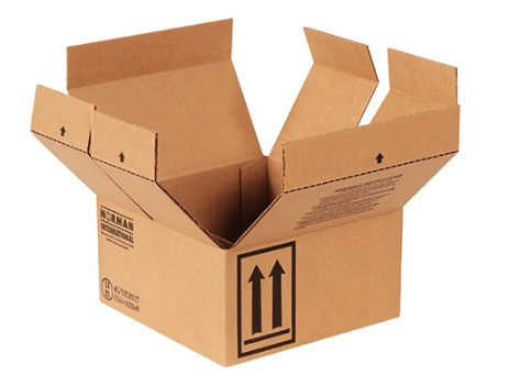 9 7/16" x 9 7/16" x 5" 4 1 Quart Haz Mat Boxes 25/Bundle