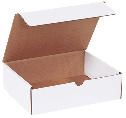 6" x 6" x 2" White Literature Mailers 50/Bundle