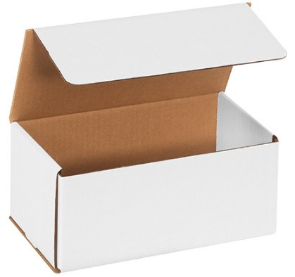 9" x 6" x 5" White Corrugated Mailers 50/Bundle