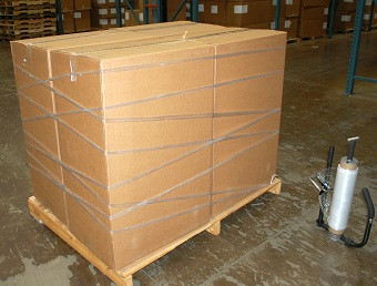 Stringer Device Stretch Pallet Wrap Hand Held Dispenser W/THandle