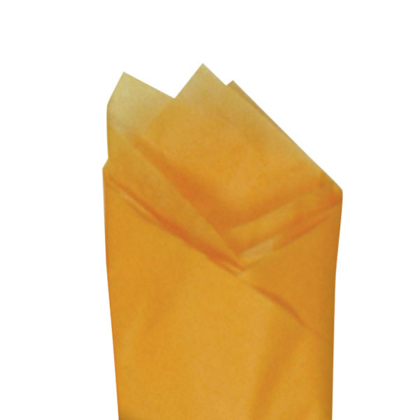 Goldenrod (Orange) Color Tissue Paper 20" x 30" 480 Sheets / Ream
