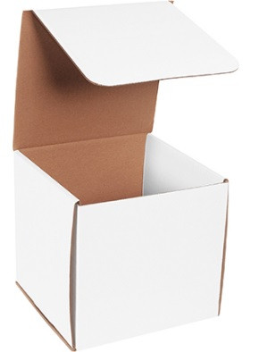 9" x 6" x 5" White Corrugated Mailers 50/Bundle