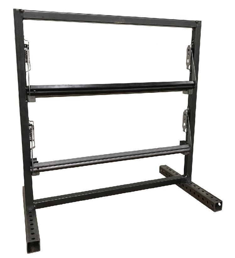 72" Economy Horizontal Double Decker Kraft Paper Dispenser w/ Straight Edge