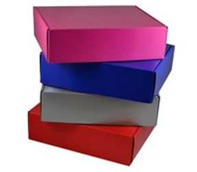 Make a Bold Impression with Our New Color Corrugated  Shipping Mailers and Boxes