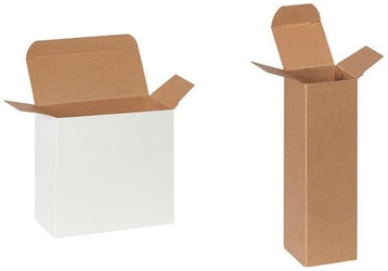 Kraft Reverse Tuck Cartons and White Reverse Tuck Folding Cartons