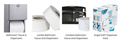 Now Offering Toilet Tissue & Dispensers
