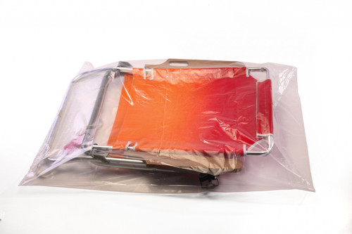 14"X36" Clear Lay Flat Poly Bags 1.5 mil  