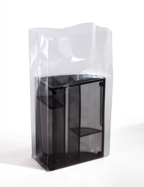 10"X8"x20" Clear Gusseted Poly Bags 3 mil 