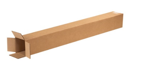 5" x 5" x 36" (ECT-32) Tall Kraft Corrugated Cardboard Shipping Boxes