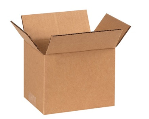 7" x 5" x 5" (ECT-32) Kraft Corrugated Cardboard Shipping Boxes