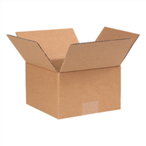 7" x 7" x 4" (ECT-32) Corrugated Cardboard Shipping Boxes 25/Bundle