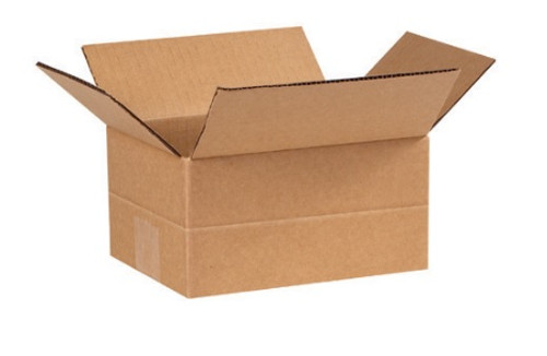 8" x 6" x 4 (ECT-32) Multi-Depth Kraft Corrugated Cardboard Shipping Boxes